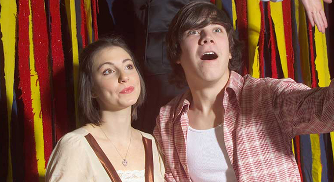 Chrissy Smith and Luke Andy Smith in Jones and Schmidt's The Fantasticks!